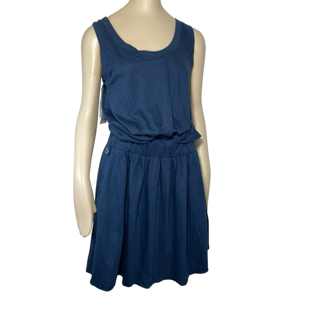 NWT Lacoste navy drop waist skirt romper pullover dress SZ 34/2